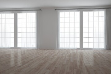 Modern interior design. 3D illustration