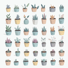 seamless pattern with cups