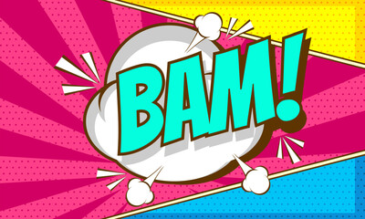 Speech bubble comic cartoon expression