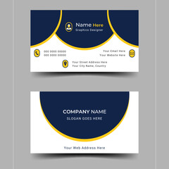 modern business card design . double sided business card design template . flat gradation business card inspiration