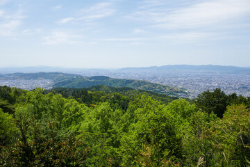 大文字山頂上の風景