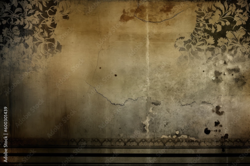 Poster textured grungy wall with a repeating pattern generative ai