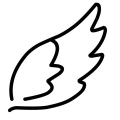 Wings Doodle Line