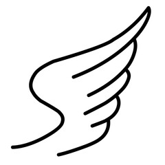 Wings Doodle Line