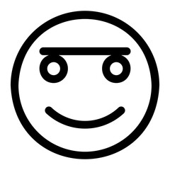 Obraz premium happy icon