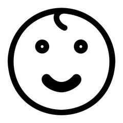 baby happy icon
