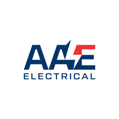 The logo depicts the initials and a bolt. It is suitable for use for electrical logos.