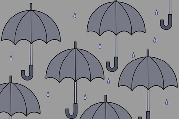umbrella illustration   weather   going to rain