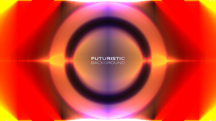 Gradient futuristic banner infinite venture retro vibrant back to the future theme background