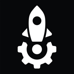 Launch Optimization Icon image. Suitable for mobile application.