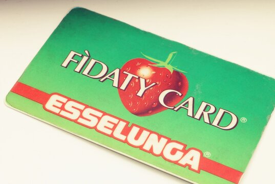Florence italy , April 30th 2023 , Close up of an Esselunga F&igrave;daty card.