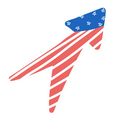 Obraz premium arrow sign 4th of July element 