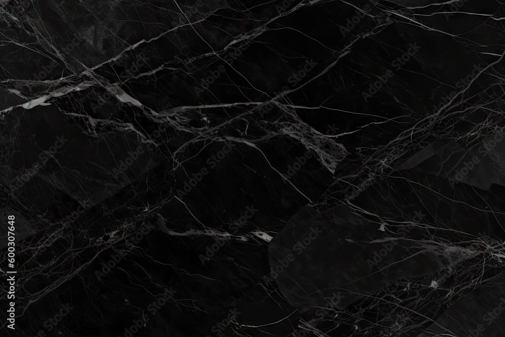 Poster top view of black and gray textured stone pattern background. generative ai illustrations.