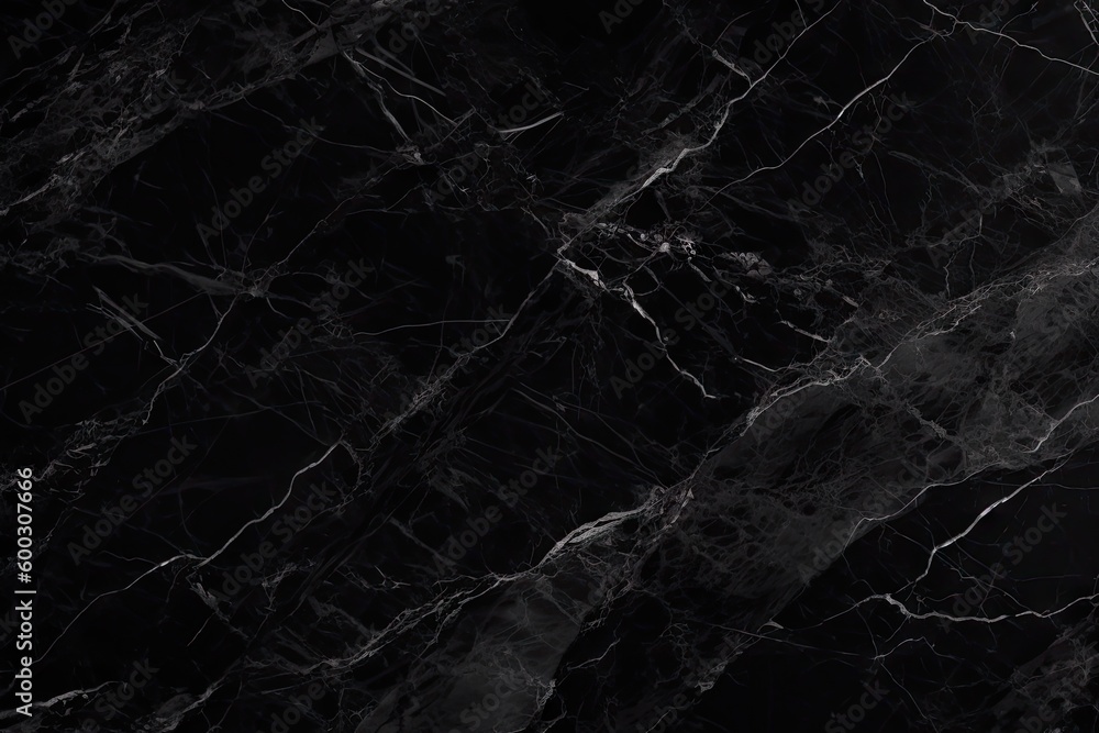 Poster top view of black and gray textured stone pattern background. generative ai illustrations.