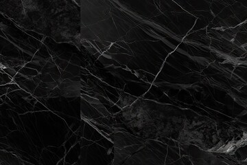 Top View of Black and Gray Textured Stone Pattern Background. Generative AI illustrations.