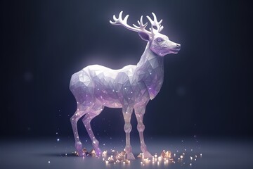 Christmas Reindeer, generative AI