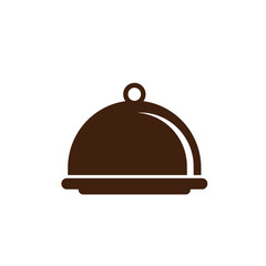 Serving lid  logo icon