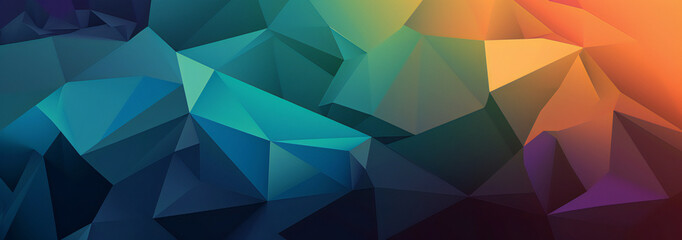 Low Poly background design, Colourful low poly pattern design. Generative ai