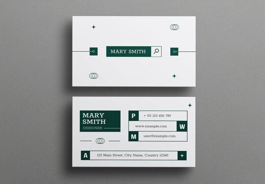 Minimalist Business Card Design Template