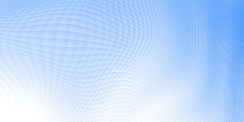 Abstract pattern. Horizontal background for any design. Blue waves on white background