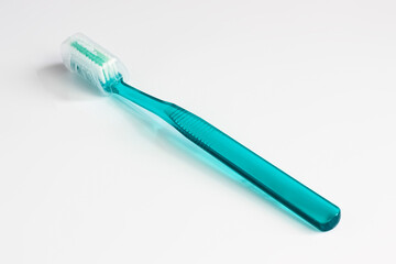 Blue tooth brush isolated on a white background