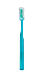 Blue tooth brush isolated on a white background