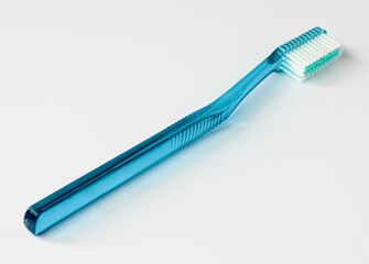 Blue tooth brush isolated on a white background