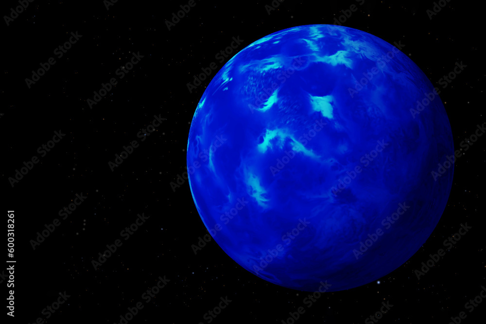 Wall mural planet mercury in space. elements of this image furnishing nasa.