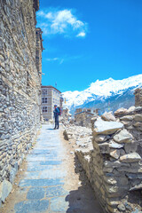 street in the mountains