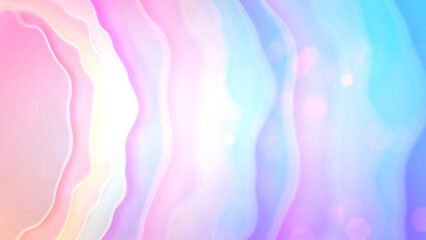Fototapeta na wymiar delicate blue and pink passionate soft forms - abstract 3D rendering