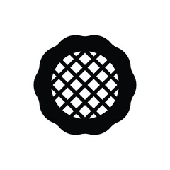 Apple Pie icon vector stock.