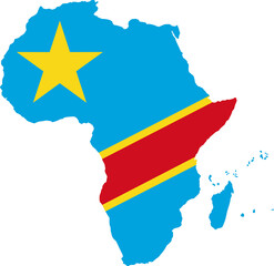 Congo flag pin map location 2023050644