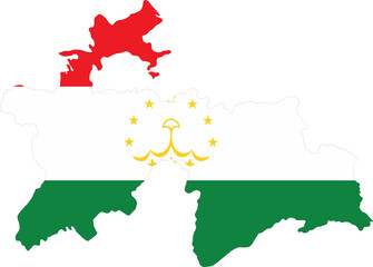 Tajikistan flag pin map location 2023050650