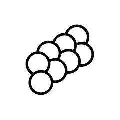 Challah icon vector stock.