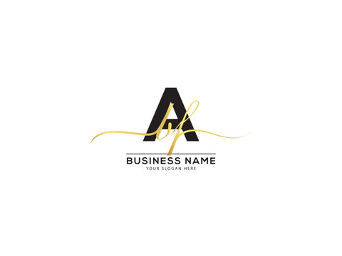 Monogram ABF Initial Letter Logo, Creative Abf baf Signature Logo Letter Design