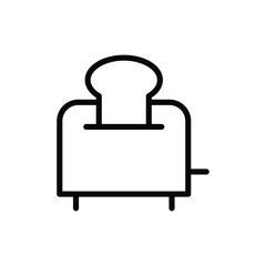 Obraz premium Toaster Machine icon vector stock.