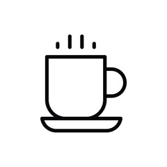 Naklejka premium Hot Drinks icon vector stock.