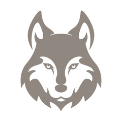 Wolf icon logo design