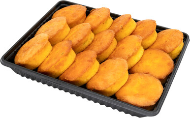 Isolated delicious and tasty bread