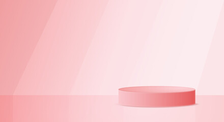 Sales podium background. Three dimensional concept product display for promotion advertising, banner, poster.