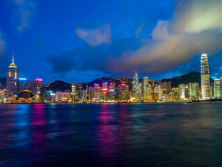 Hong Kong Cityscape at Dusk