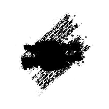 recommend clip art: Car Tire Track