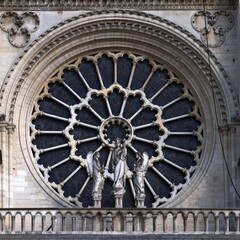 Detail of saint Notre-Dame cathedral