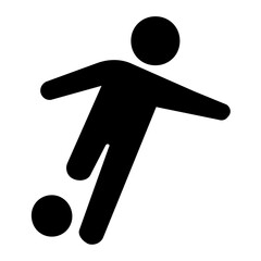 Humanoid playing soccer