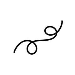 Illustration of a graphic of a symbol. Symbol sign collection.  Spiral vector logo design element.