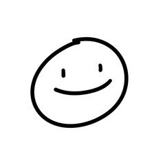 Illustration of a circle. Illustration of a graphic of a symbol. Symbol sign collection. Smile face vector logo design element.