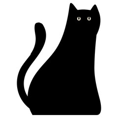 Black cat in different poses. File type png for use as a decorative element for product images or various social content stories.