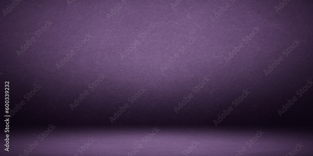 Poster empty pastel purple color studio room background ,product display with copy space for display of con