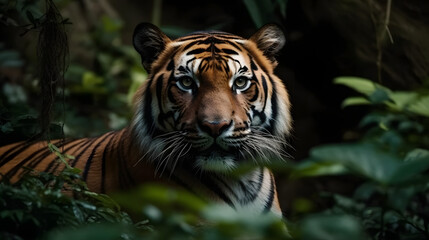 Fototapeta na wymiar Tiger In The Wild