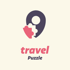 Pin Locator Puzzle Logo